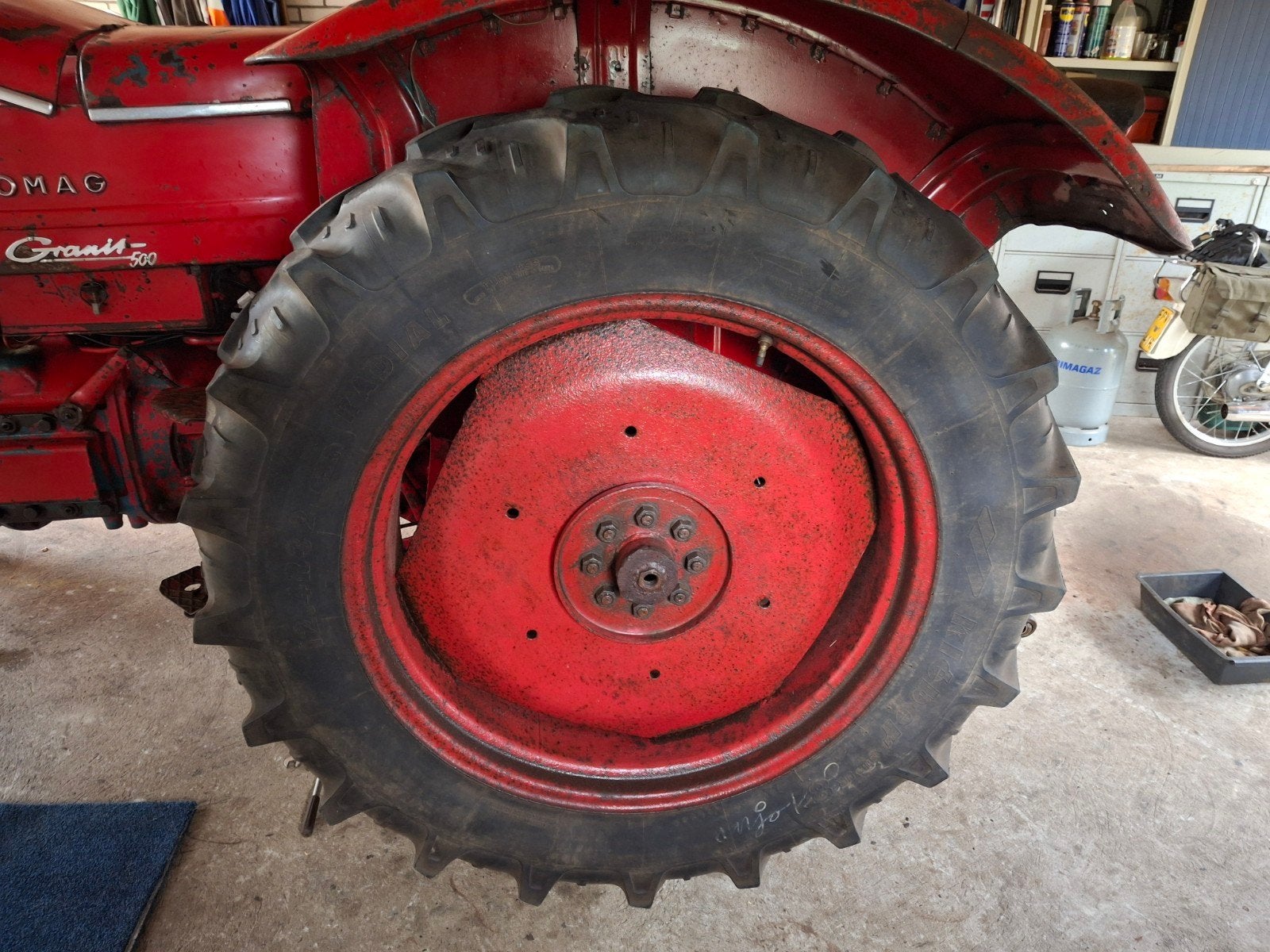 hanomag velgen, Ophalen