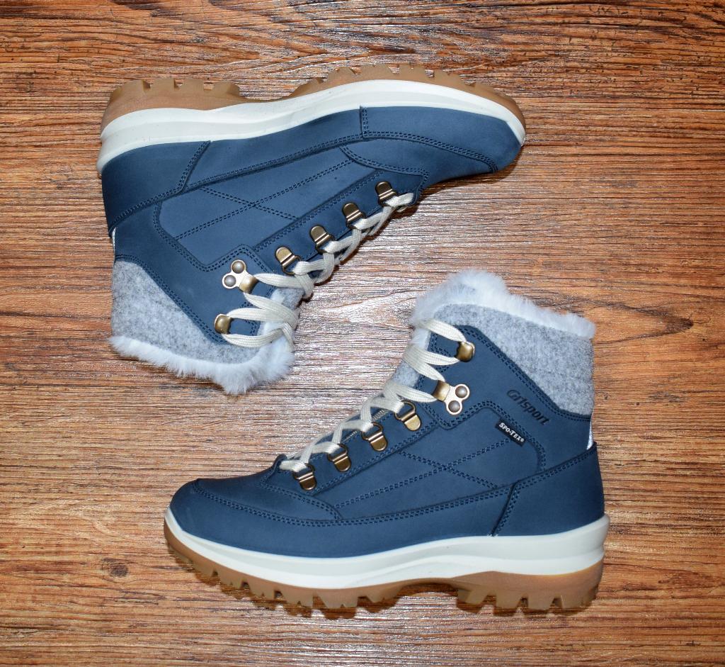 GRISPORT - leren gevoerde Alaska wandelschoen Blue - maat 37, Kleding | Dames, Schoenen, Blauw, Nieuw, Grisport, Wandelschoenen