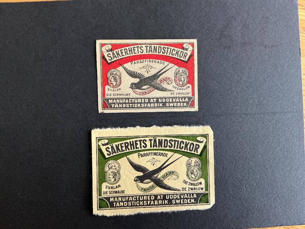 Zwaluw Lucifermerken, Verzenden, Gebruikt, Luciferdoosjes of -merken