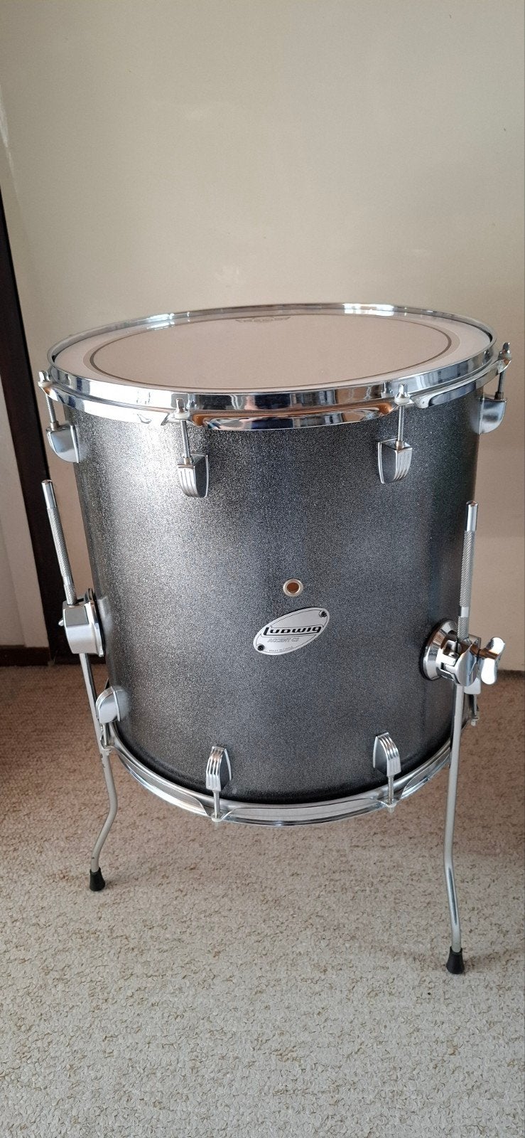 Ludwig Accent Floortom staande tom 16 inch, Muziek en Instrumenten, Drumstellen en Slagwerk, Ophalen, Gebruikt, Ludwig