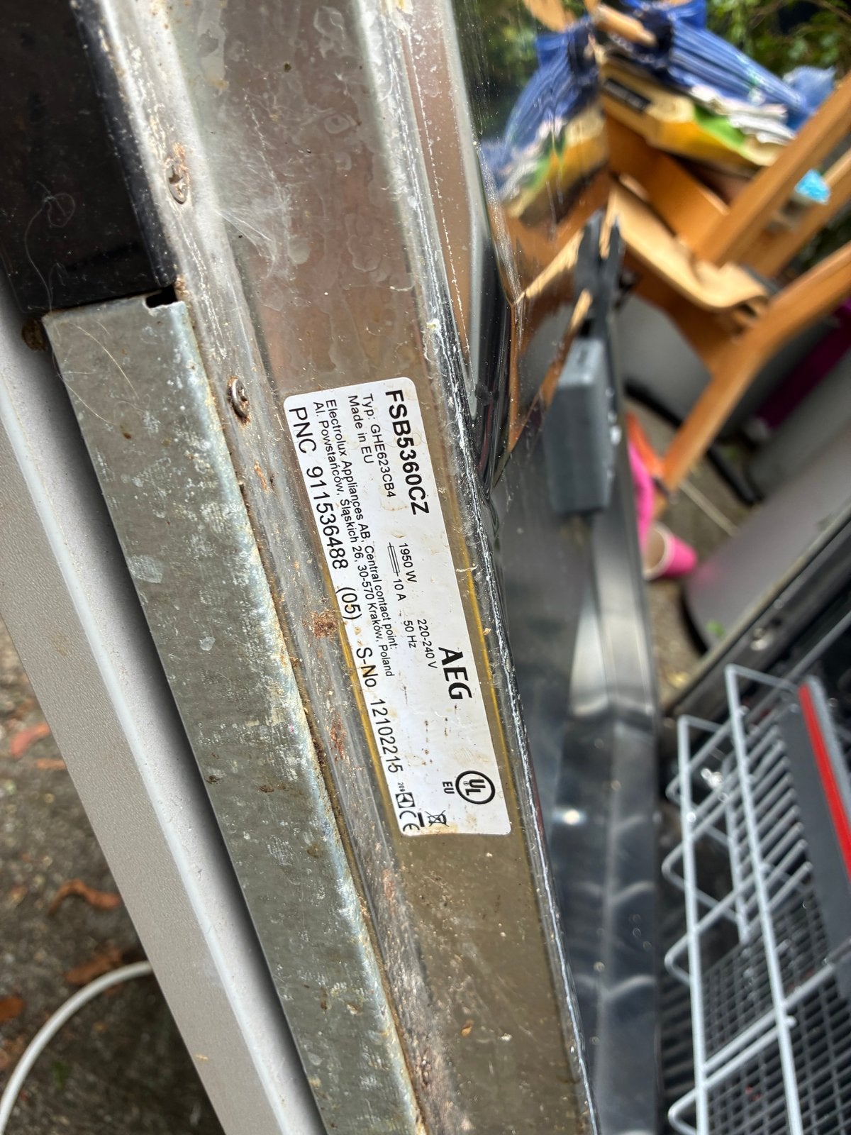 AEG Inbouw Vaatwasser FSB5360CZ - Gebruikt, Ophalen, Gebruikt, 60 cm of meer, Eco programma