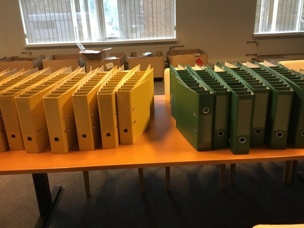 Leitz ortners, Ophalen, Gebruikt