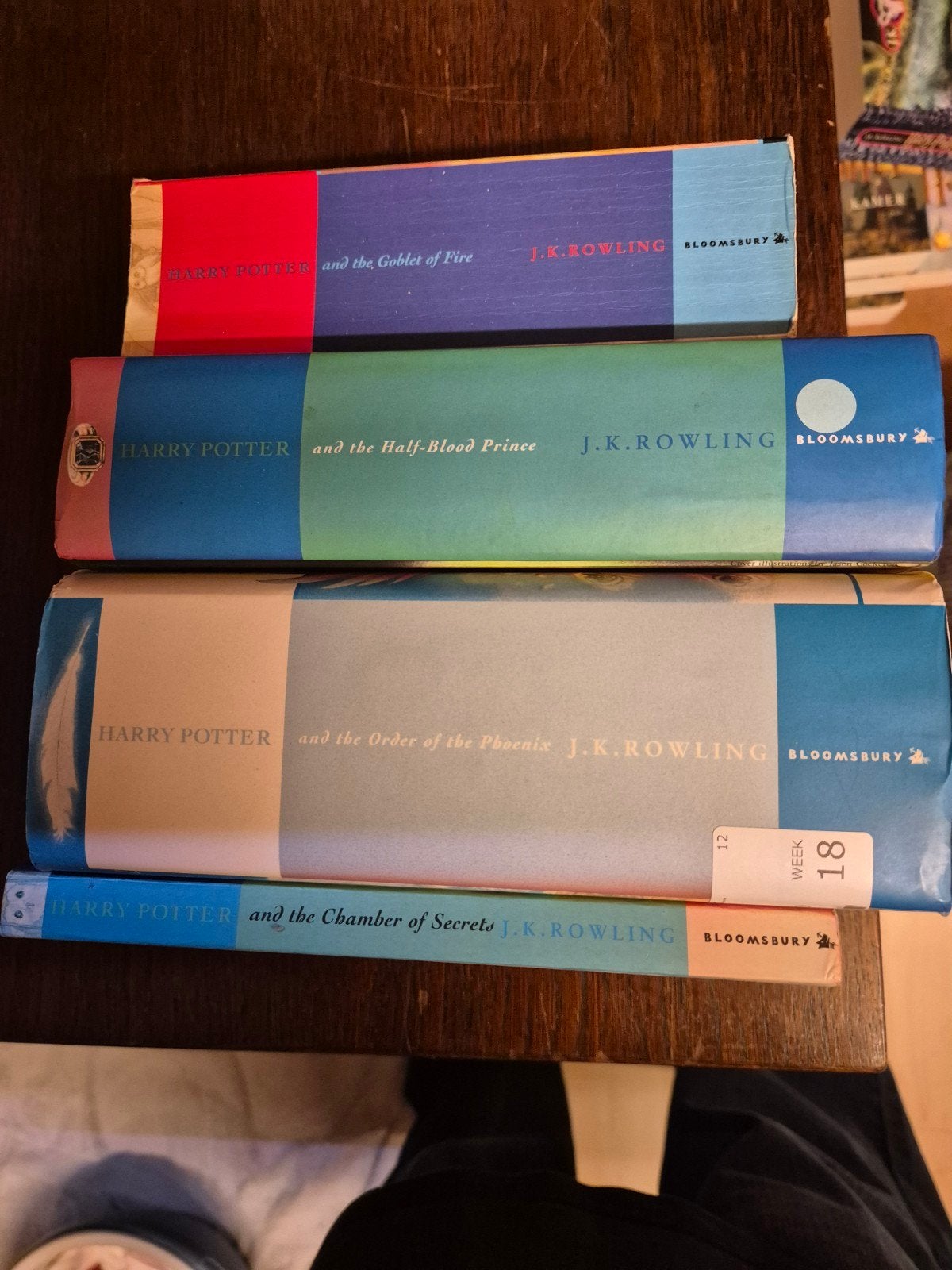 JK Rowling, Harry Potter in het Engels, 4 delen, Ophalen of Verzenden, Zo goed als nieuw