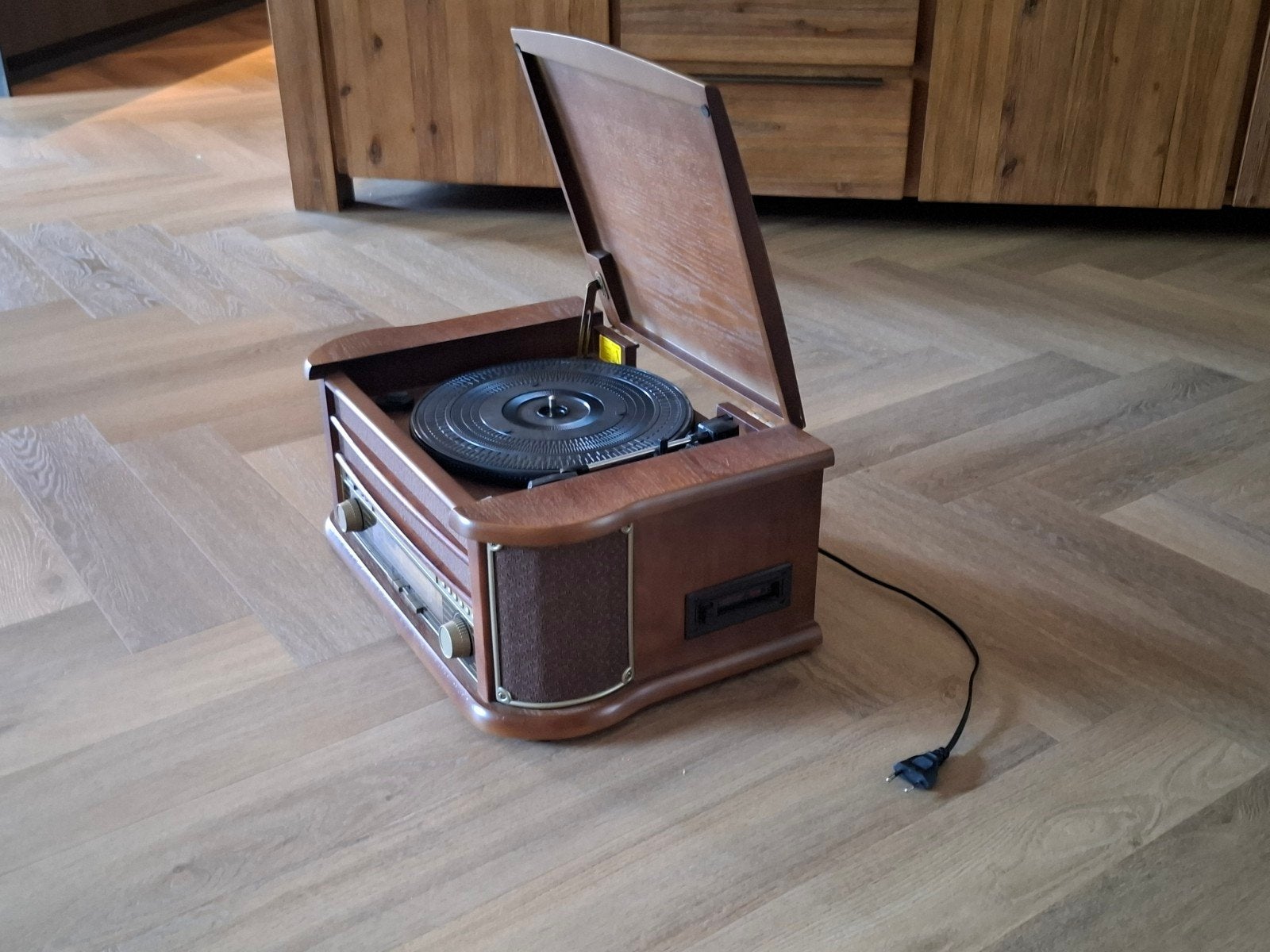 Vintage radio/cd/platenspeler/cassettespeler, Ophalen