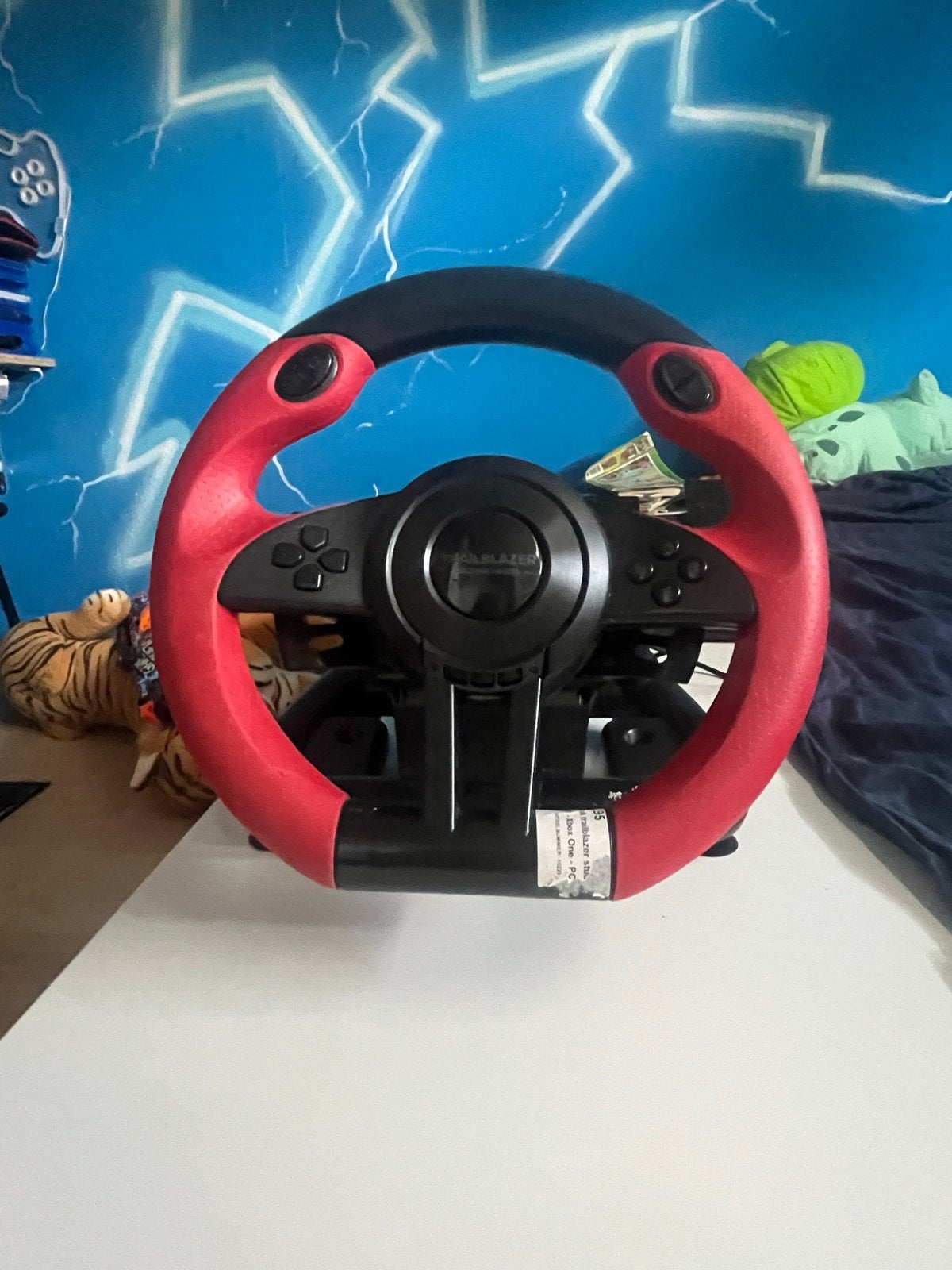 Speedlink Trailblazer racestuur met pedalen, Spelcomputers en Games, Spelcomputers | Overige Accessoires, Speedlink, Racestuur