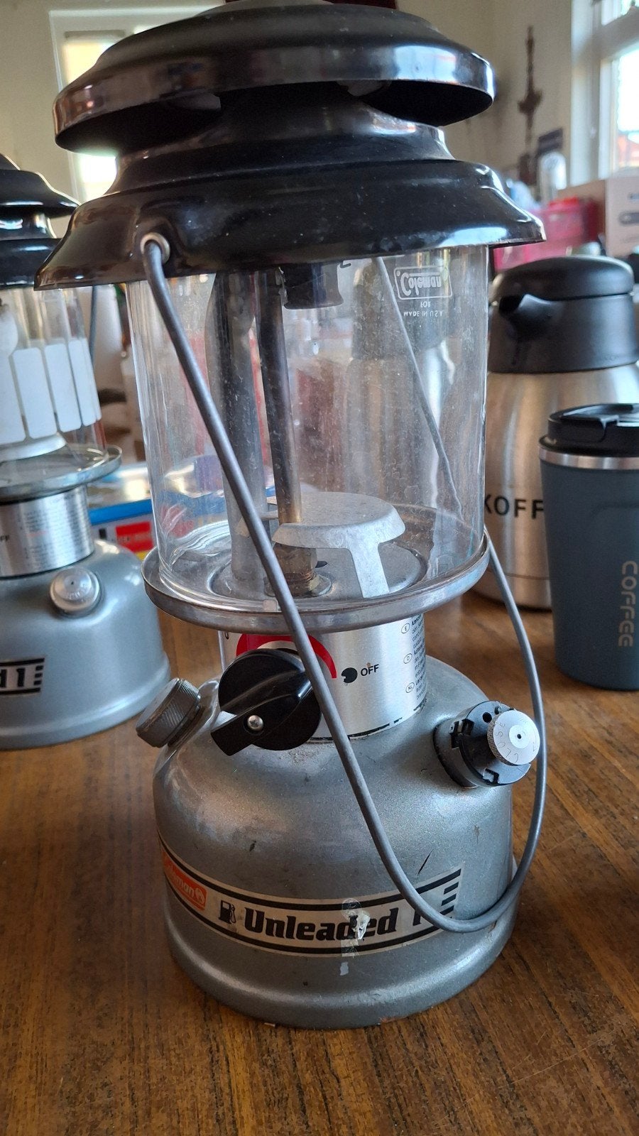 Coleman Unleaded lamp - mist lampsokje, Caravans en Kamperen, Ophalen, Gebruikt