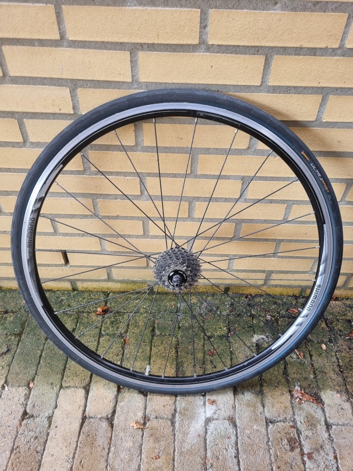 racefiets shimano achterwiel, Fietsen en Brommers, Fietsonderdelen, Ophalen, Racefiets, Band