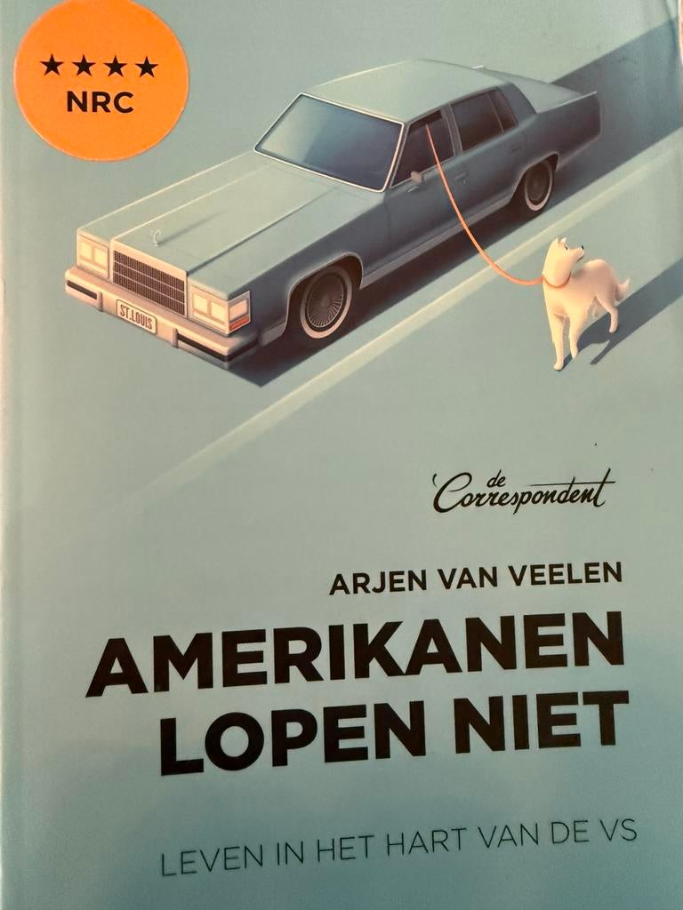 Amerikanen lopen niet boek van de correspondent, Ophalen of Verzenden, Zo goed als nieuw, Nederland
