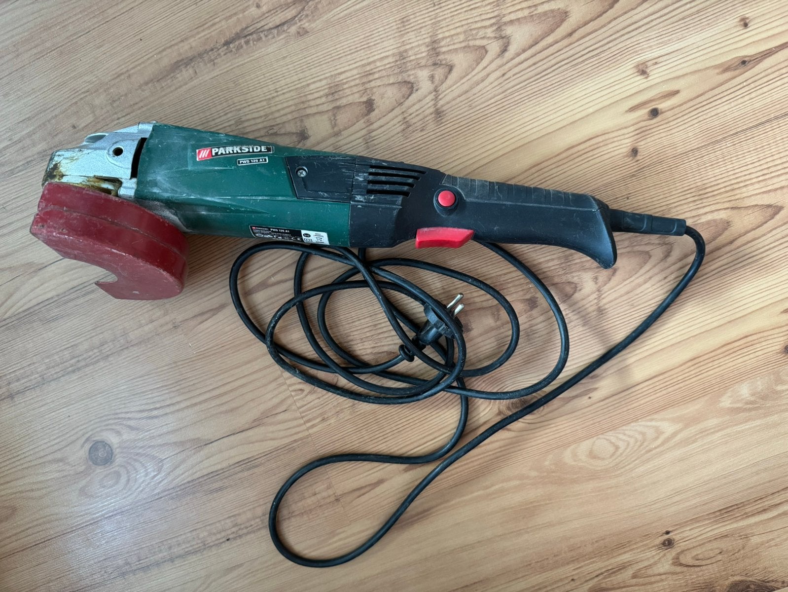 Haakse slijper. Parkside., Ophalen, Gebruikt, 1000 watt of meer, Haakse handslijpmachine