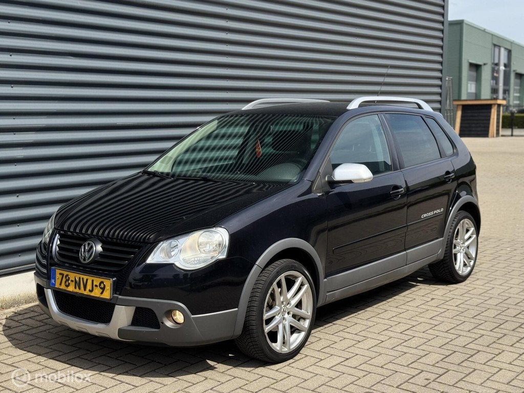 Unieke Volkswagen Polo 1.6 Sport Cross / Airco, Auto's, Voorwielaandrijving, Gebruikt, 1064 kg, Zwart
