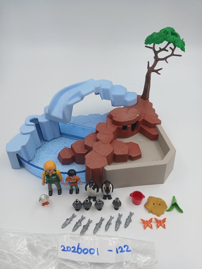 Playmobil 4013 Dierentuin Pinguin Kolonie, Ophalen of Verzenden, Gebruikt, Losse onderdelen