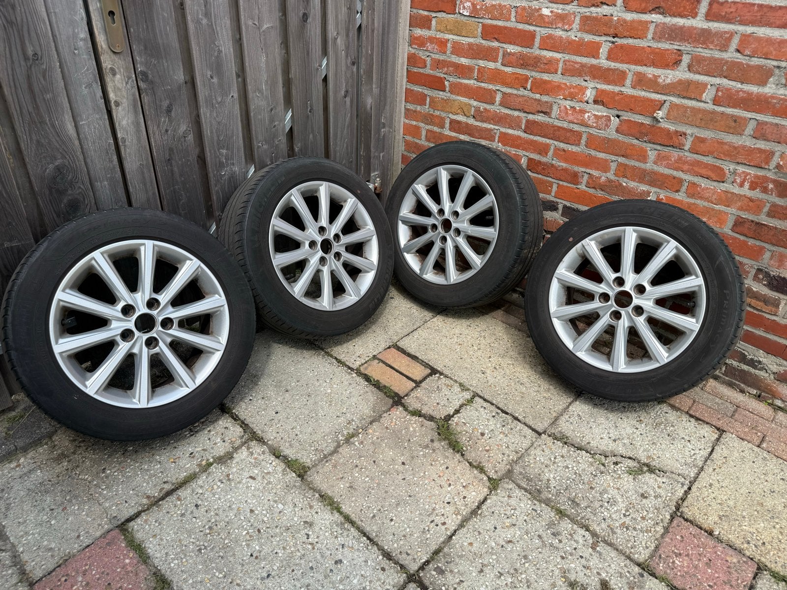 Originele Ford lichtmetalen velgen 16 inch 5x108 ET50, Ophalen, Gebruikt, Velg(en), 16 inch