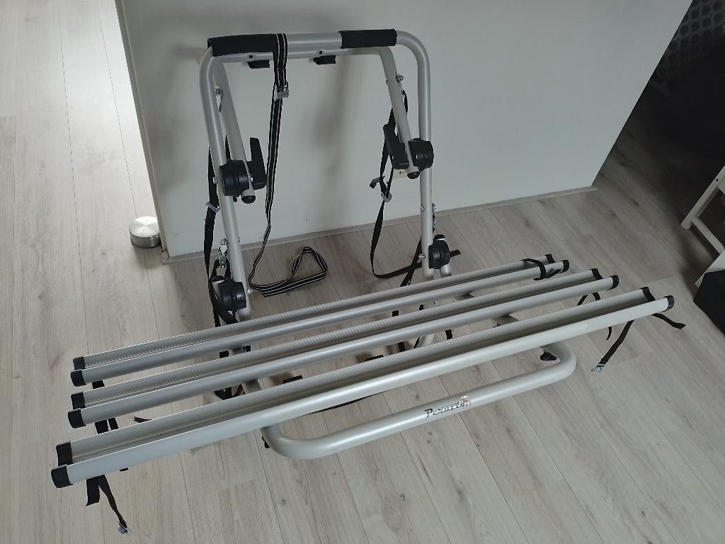 Fietsendrager voor auto zonder trekhaak, Ophalen, 3 fietsen of meer, Zo goed als nieuw, Achterklepdrager