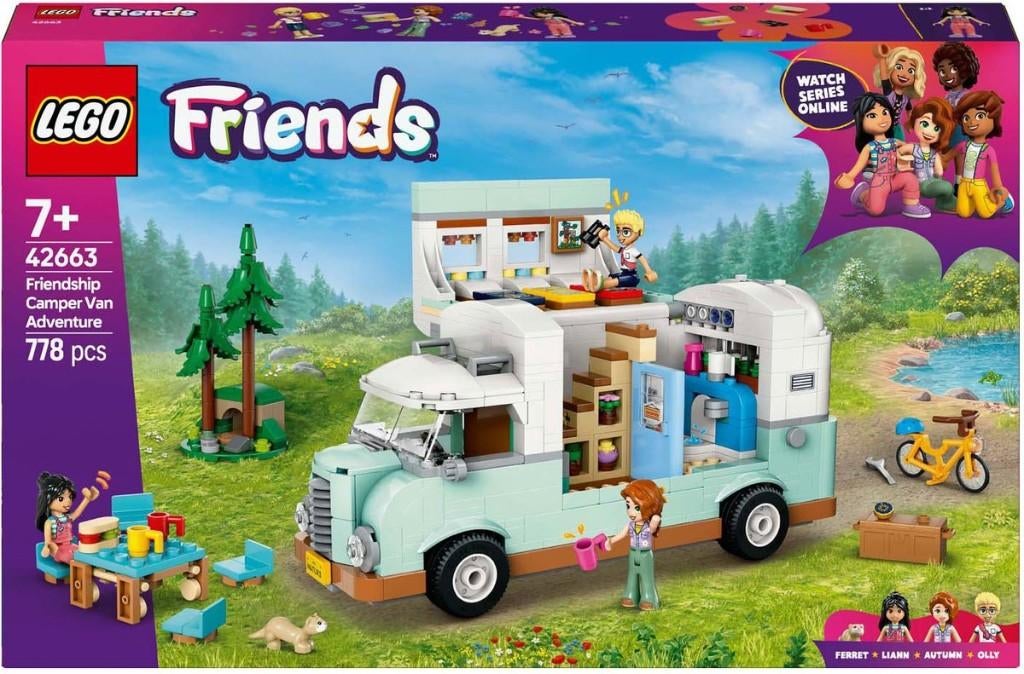 Lego Friends 42663 Camperavontuur met vrienden NIEUW, Lego, Lego, Nieuw, Friends
