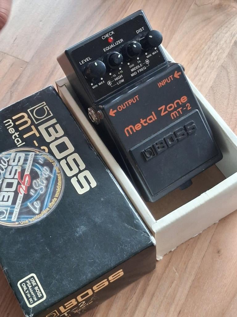 Boss MT-2 Metal Zone (2001) - Distortion Pedaal, Muziek en Instrumenten, Effecten, Ophalen of Verzenden, Gebruikt, Distortion, Overdrive of Fuzz