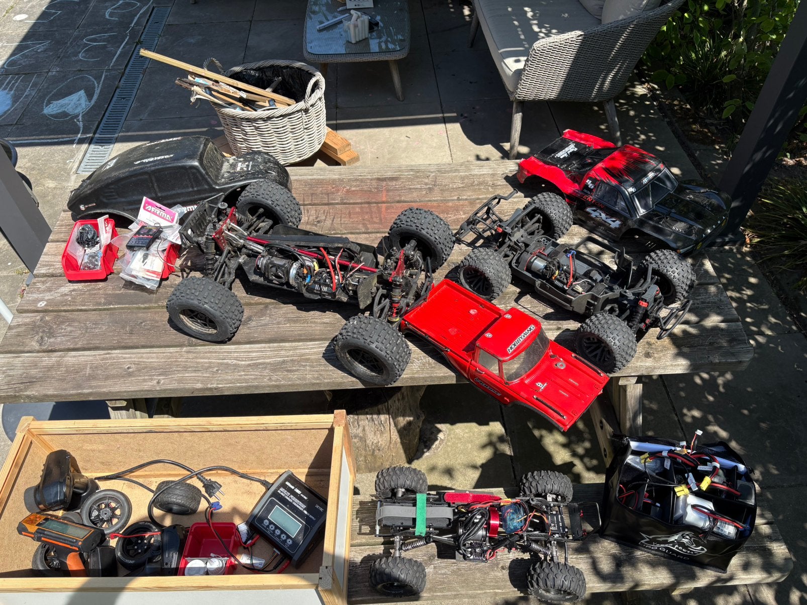 Complete Hobby Uitverkoop ARRMA 6S LWB, Senton 3S, Crawler, Ophalen, Gebruikt, Schaal 1:8, Auto offroad