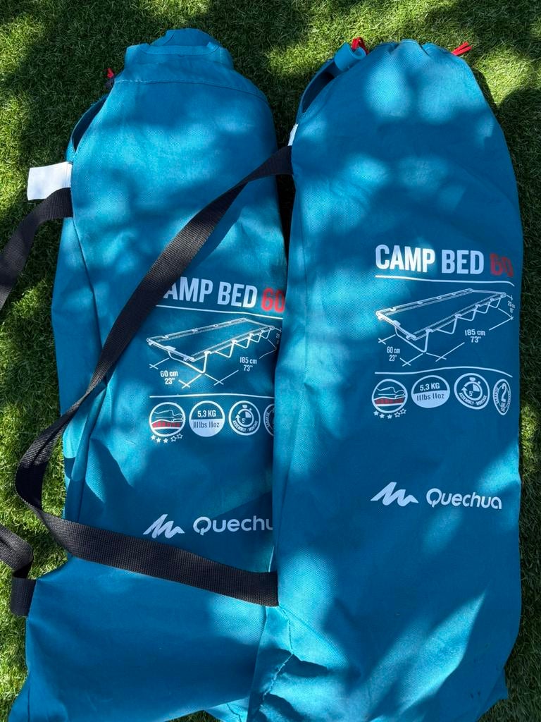 Quechua Camp Bed 60, Ophalen, Zo goed als nieuw, Campingstoel