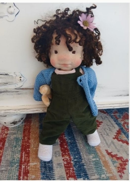 Waldorf doll geinspireerd, Ophalen of Verzenden, Zo goed als nieuw, Pop