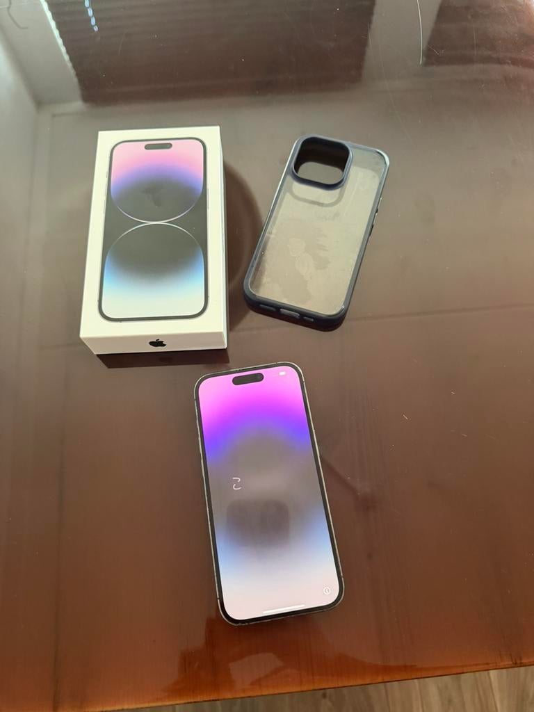 Iphone 14 pro deep purple, Paars, Ophalen of Verzenden, Zo goed als nieuw, 128 GB
