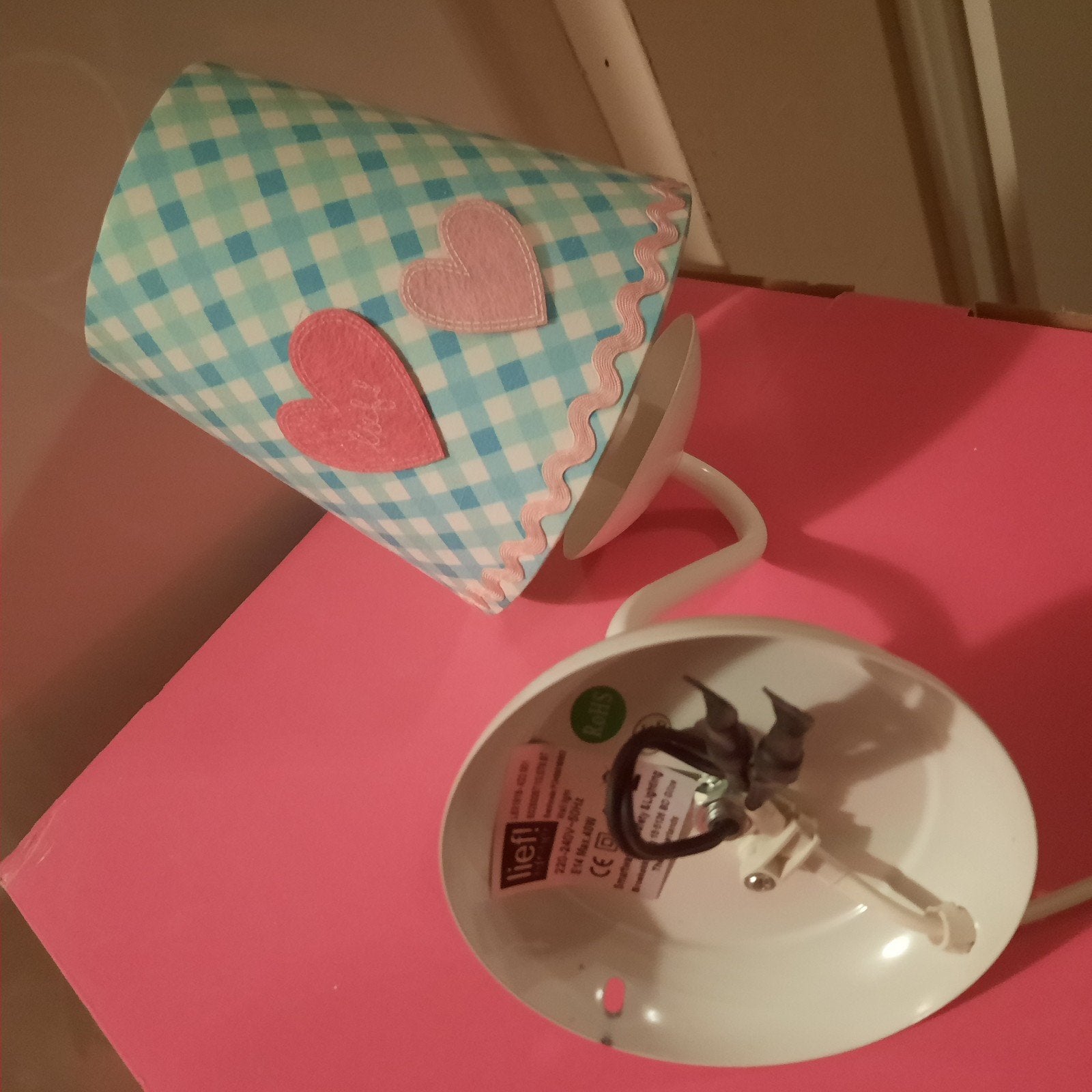 Lief! muurlampje voor de kinderkamer, nog in goede staat, Ophalen, Met snoer/stekker, Gebruikt, E14 (klein)