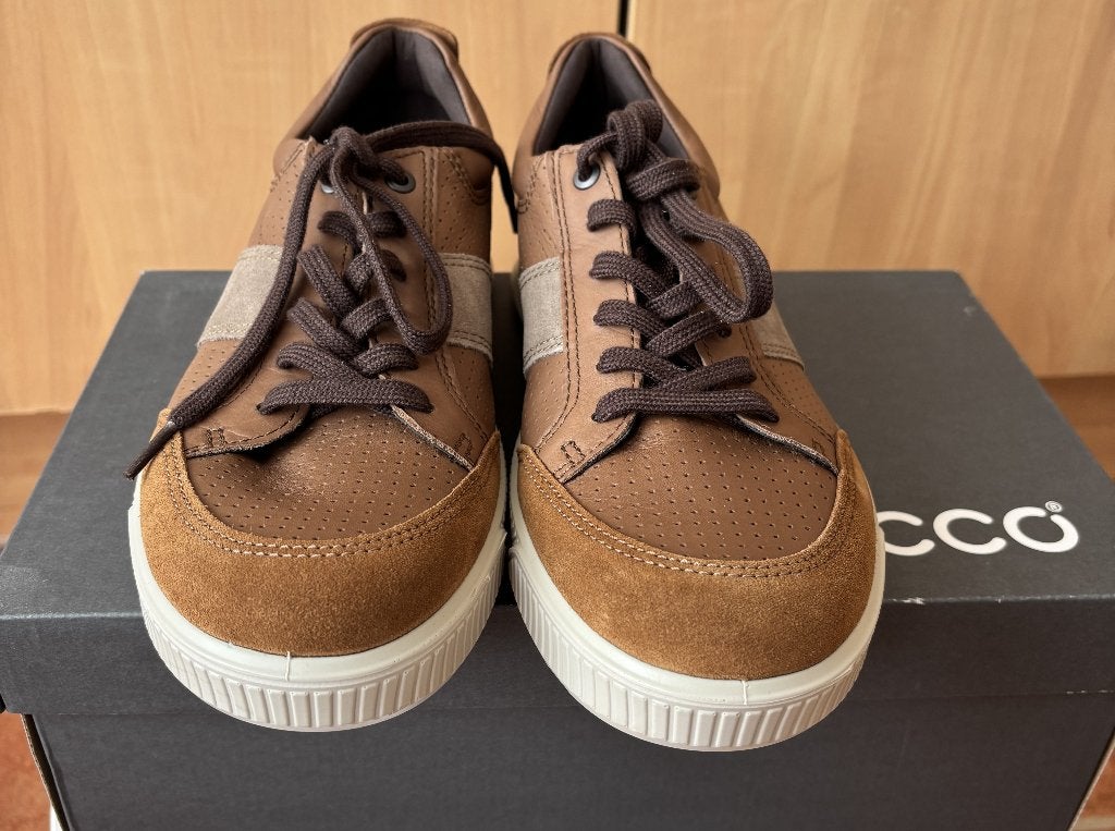 Herenschoenen bruin maat 42, Ecco, Bruin, Nieuw, Ophalen of Verzenden