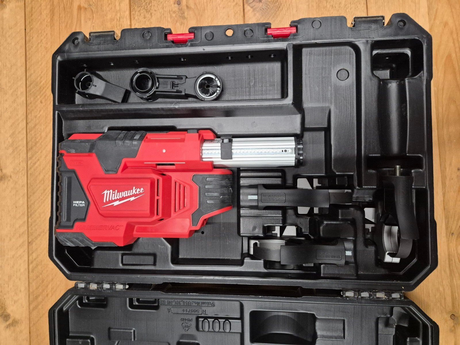 Milwaukee M12 UDEL-0B hammervac stofafzuiging boorhamer, Ophalen of Verzenden