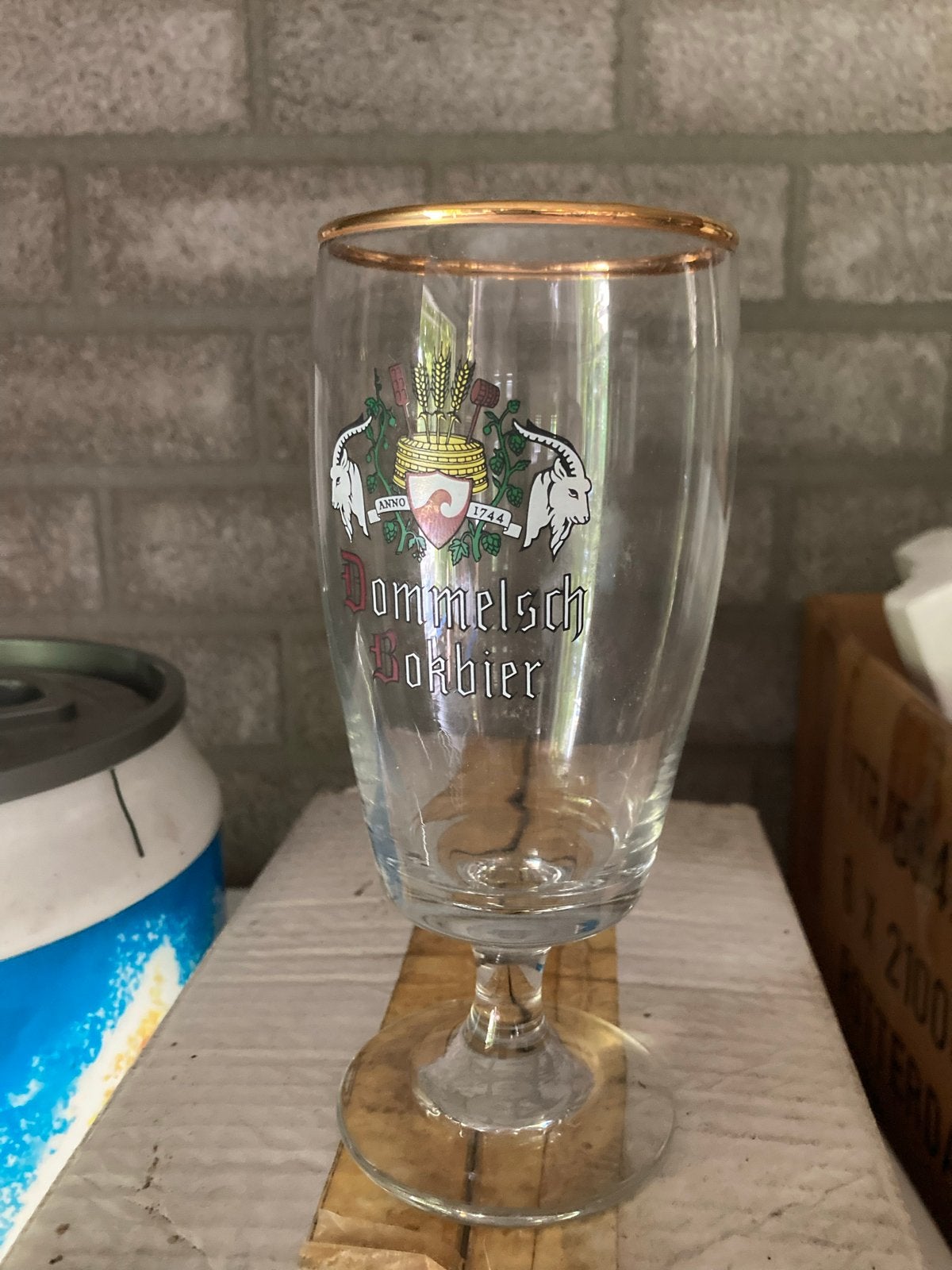 6 Mooie Dommelsch Bokbierglazen, Ophalen