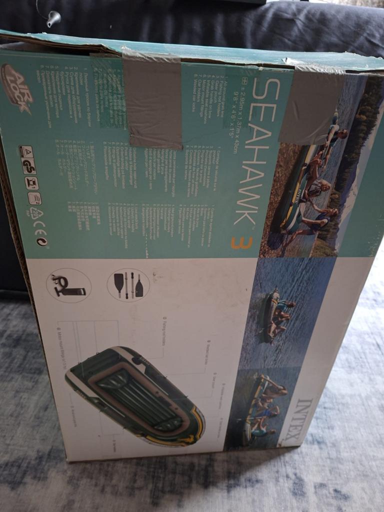 Rubberboot voor 3 personen - Zo goed als nieuw, Kinderen en Baby's, Ophalen of Verzenden, Zo goed als nieuw