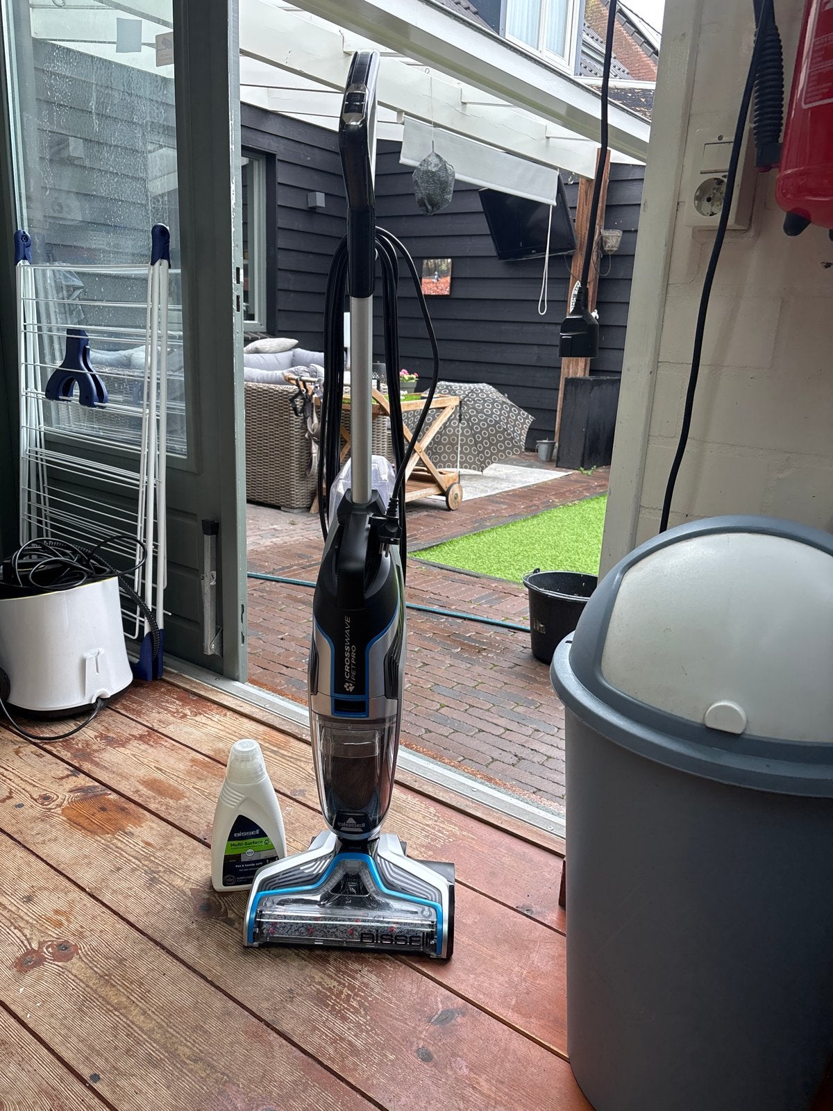Bissell CrossWave Pet Pro 3-in-1 nat- en droogzuiger, Combi-reiniger, Ophalen of Verzenden, Zo goed als nieuw, Geschikt voor harde vloeren