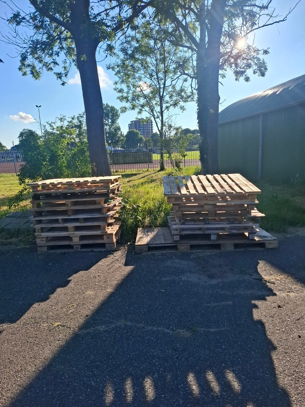 Gebruikte Pallets - Diverse Houtsoorten, Doe-het-zelf en Verbouw, Hout en Planken, Ophalen, Gebruikt, 50 mm of meer, Pallet