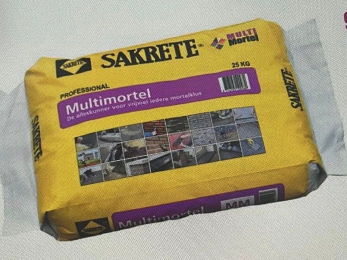 4 zakken Sakrete Multimortel 25 kg - Hornbach, Ophalen, Nieuw