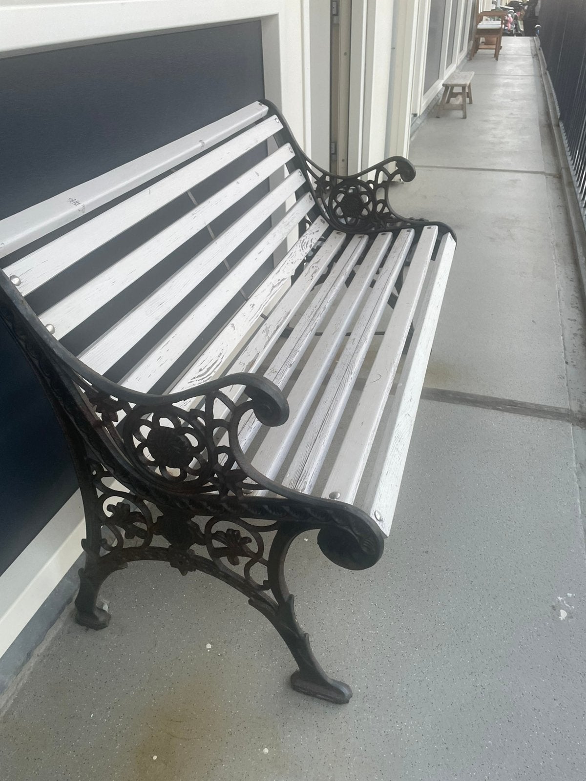 Tuinbank, Tuin en Terras, Tuinbanken, Ophalen, Zo goed als nieuw, Metaal