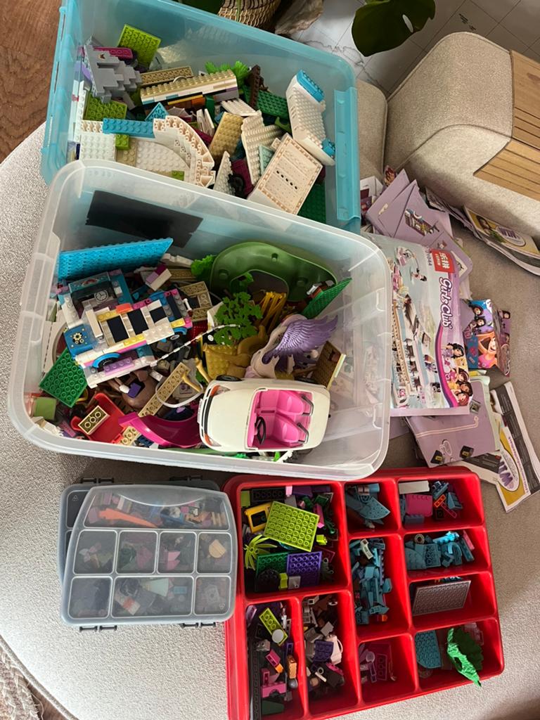 Grote partij LEGO Friends en diverse losse stenen, Gebruikt, Lego, Friends, Ophalen of Verzenden