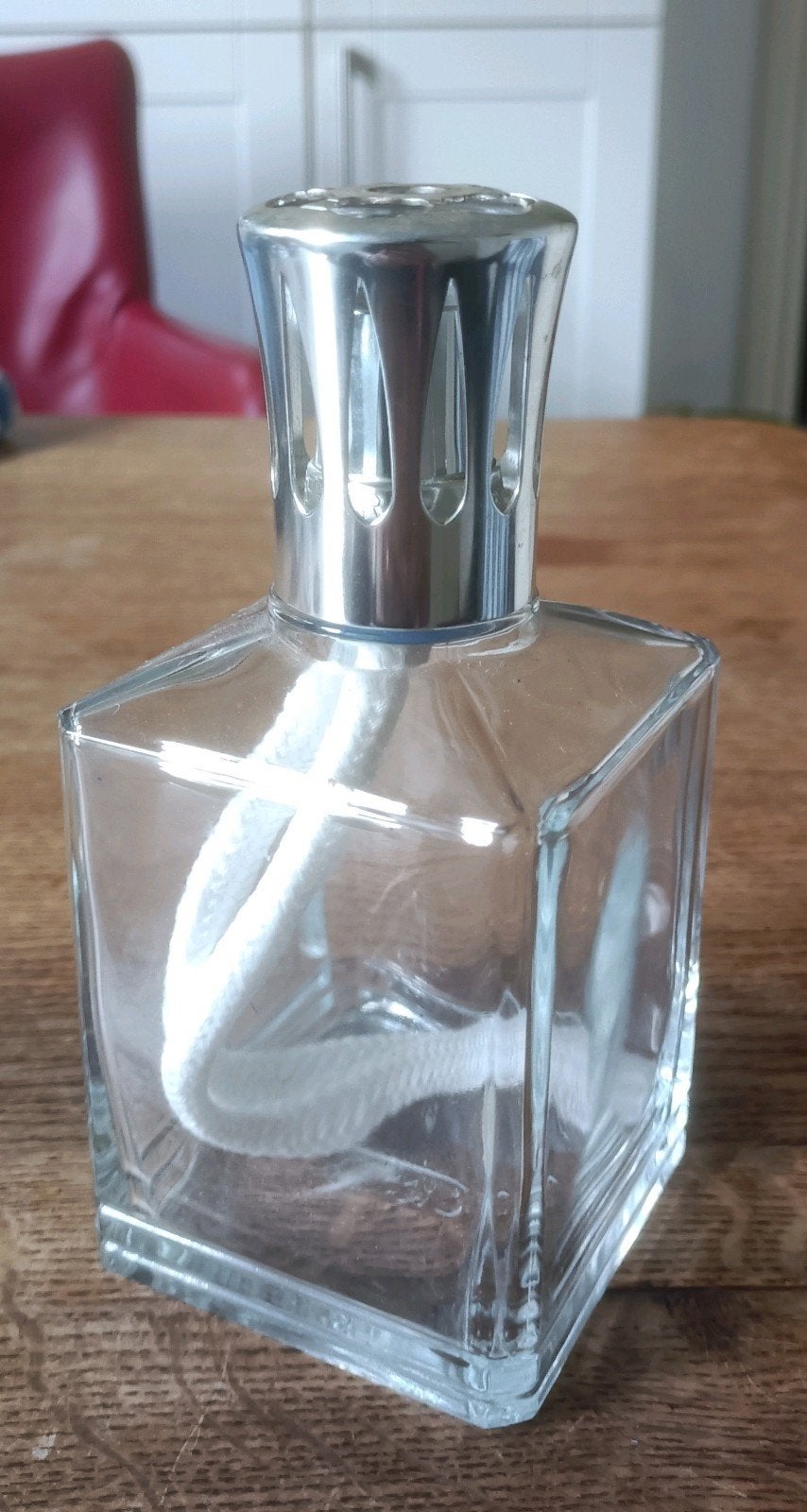 mooie glazen Lampe Berger, Gebruikt, Geurverspreider, Ophalen of Verzenden, Glas