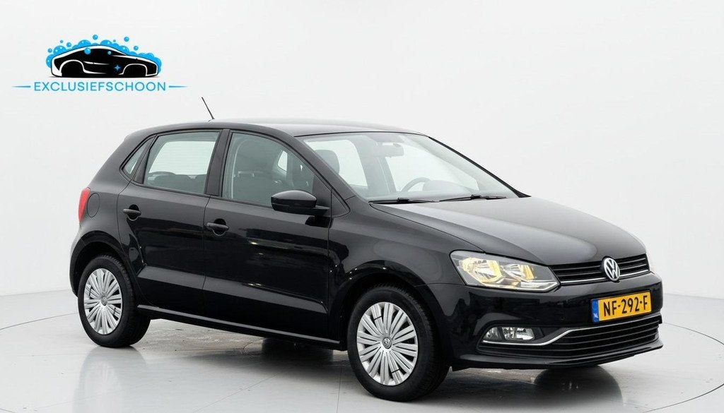 Volkswagen Polo 1.0 Comfortline, Auto's, Stof, Zwart, Origineel Nederlands, Bedrijf