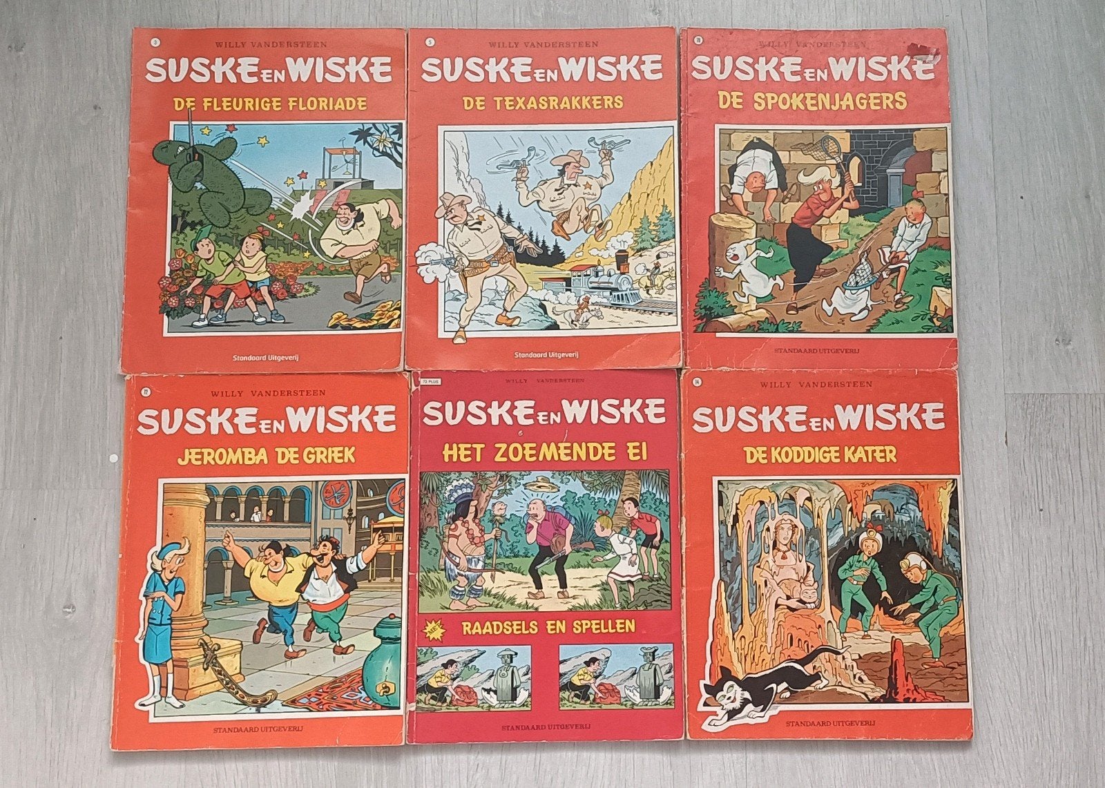 Suske en Wiske - tussen nr. 3-100, Meerdere stripboeken, Ophalen of Verzenden, Gelezen, Willy van der Steen.