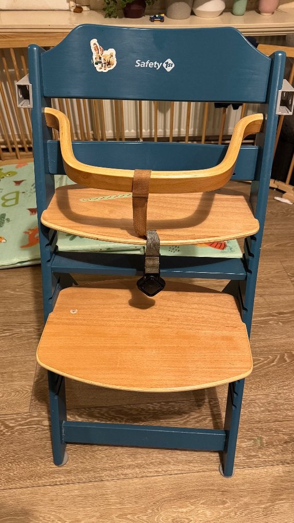 Safety 1st Timba Eetstoel - Houten Kinderstoel, Ophalen, Gebruikt, Overige typen, Hout