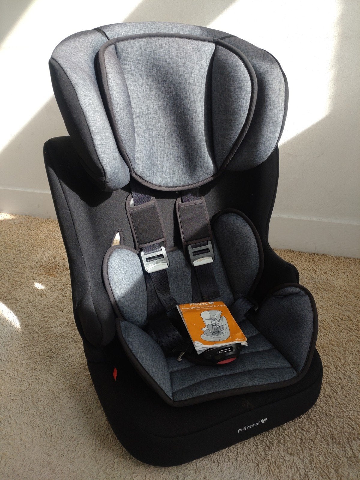 Prenatal Basic Autostoel Groep 1-2-3, Kinderen en Baby's, 9 t/m 36 kg, Ophalen, Overige merken, Gebruikt