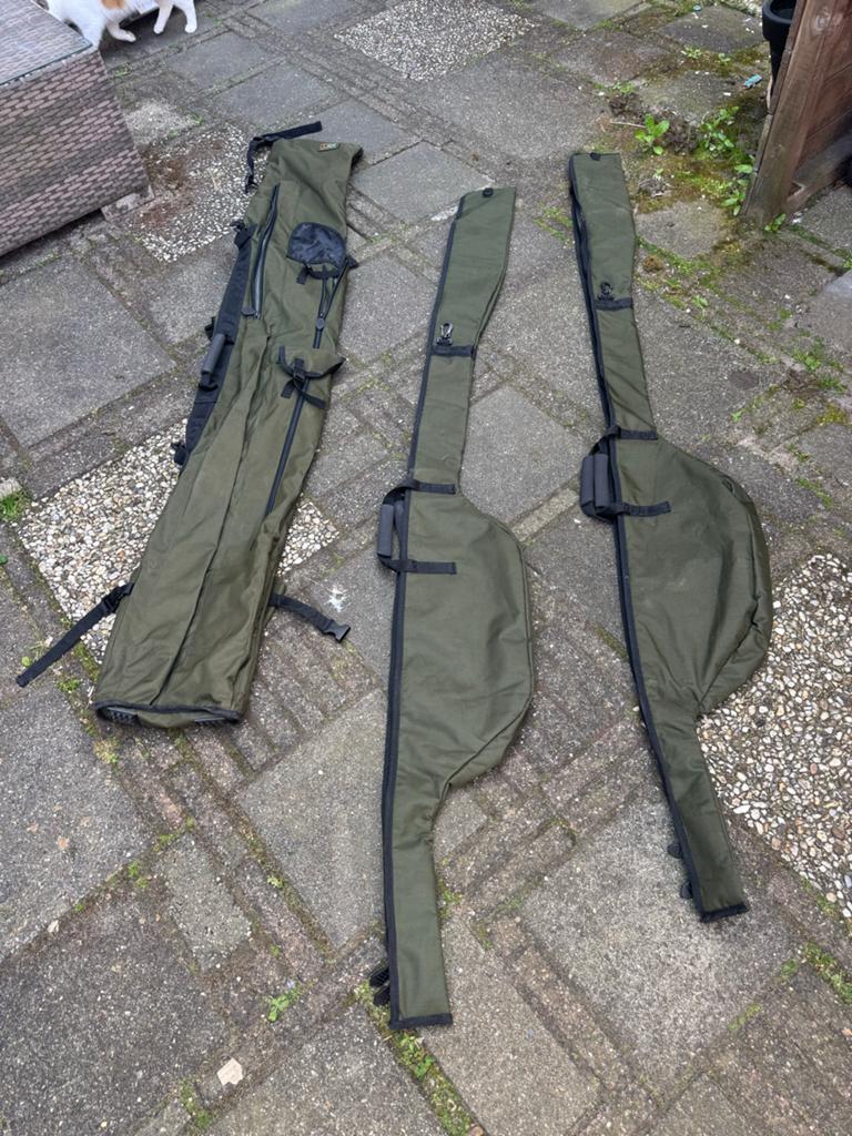 Hengeltassen en rodpod (gebruikt), Ophalen, Gebruikt, Koffer of Tas, Nvt