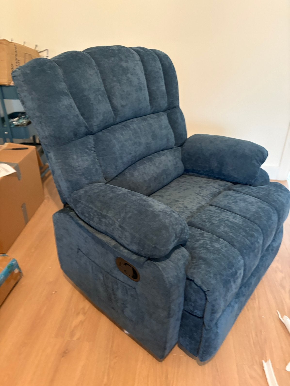 Luxe relaxfauteuil – schommelstoel – 360 draaibaar – NIEUW, Eenpersoons, Nieuw, 75 tot 100 cm, Ophalen of Verzenden