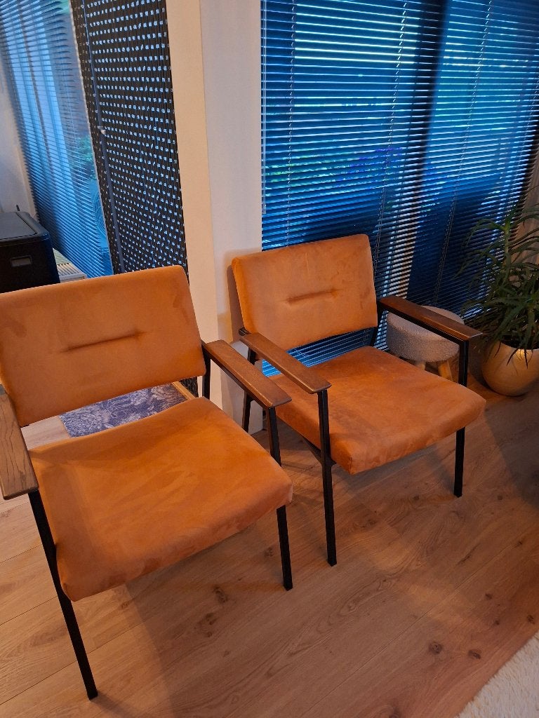 Stoelen bodilson design industrial, Ophalen, Twee, Bruin, Zo goed als nieuw