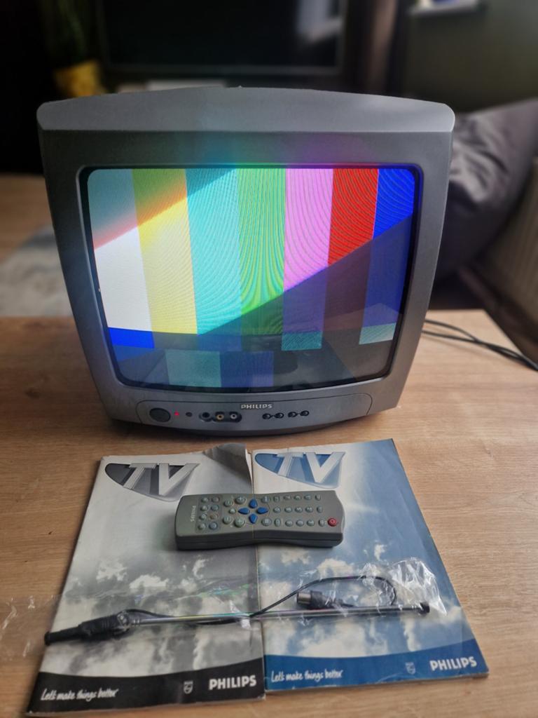 Compleet Phillips 14PT1565/00 CRT TV, Ophalen, Philips