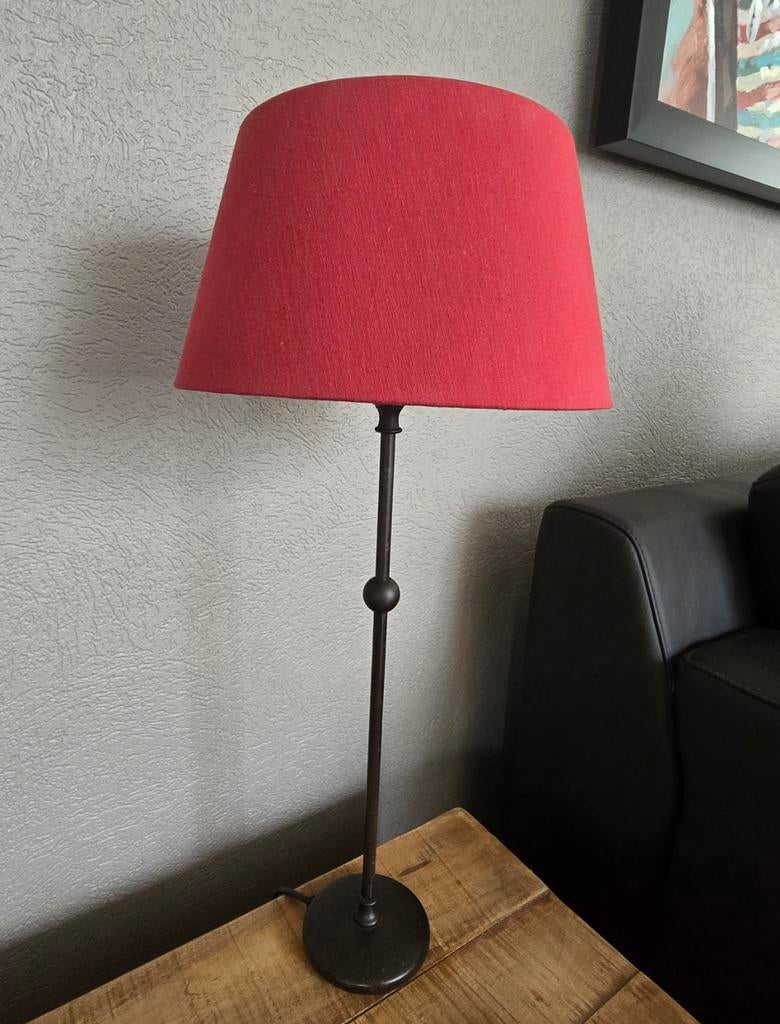 Rode lampenkap, Ophalen, Zo goed als nieuw, Rood