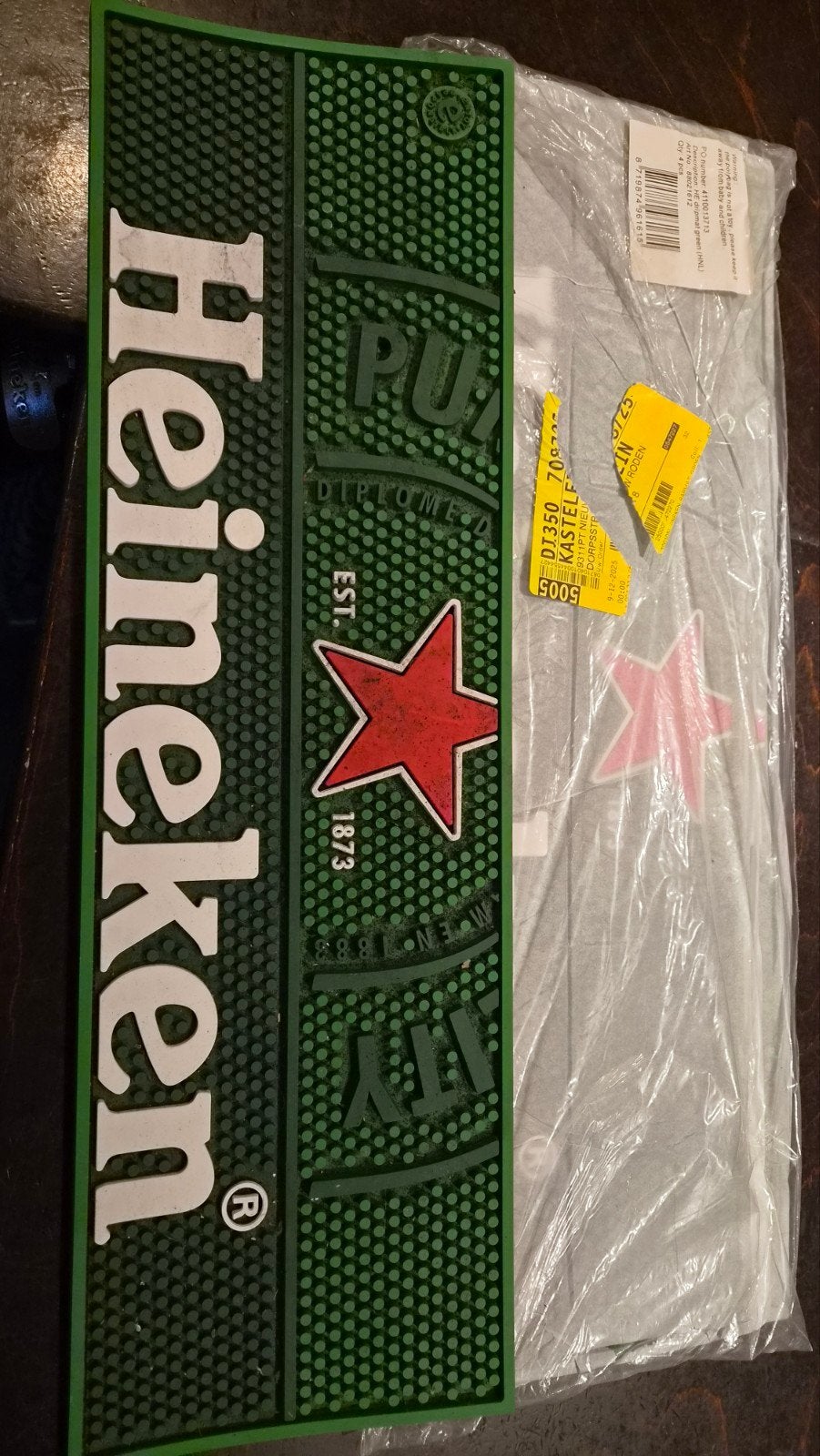 Heineken barmat / biermat - Nieuw in verpakking, Verzamelen, Ophalen of Verzenden
