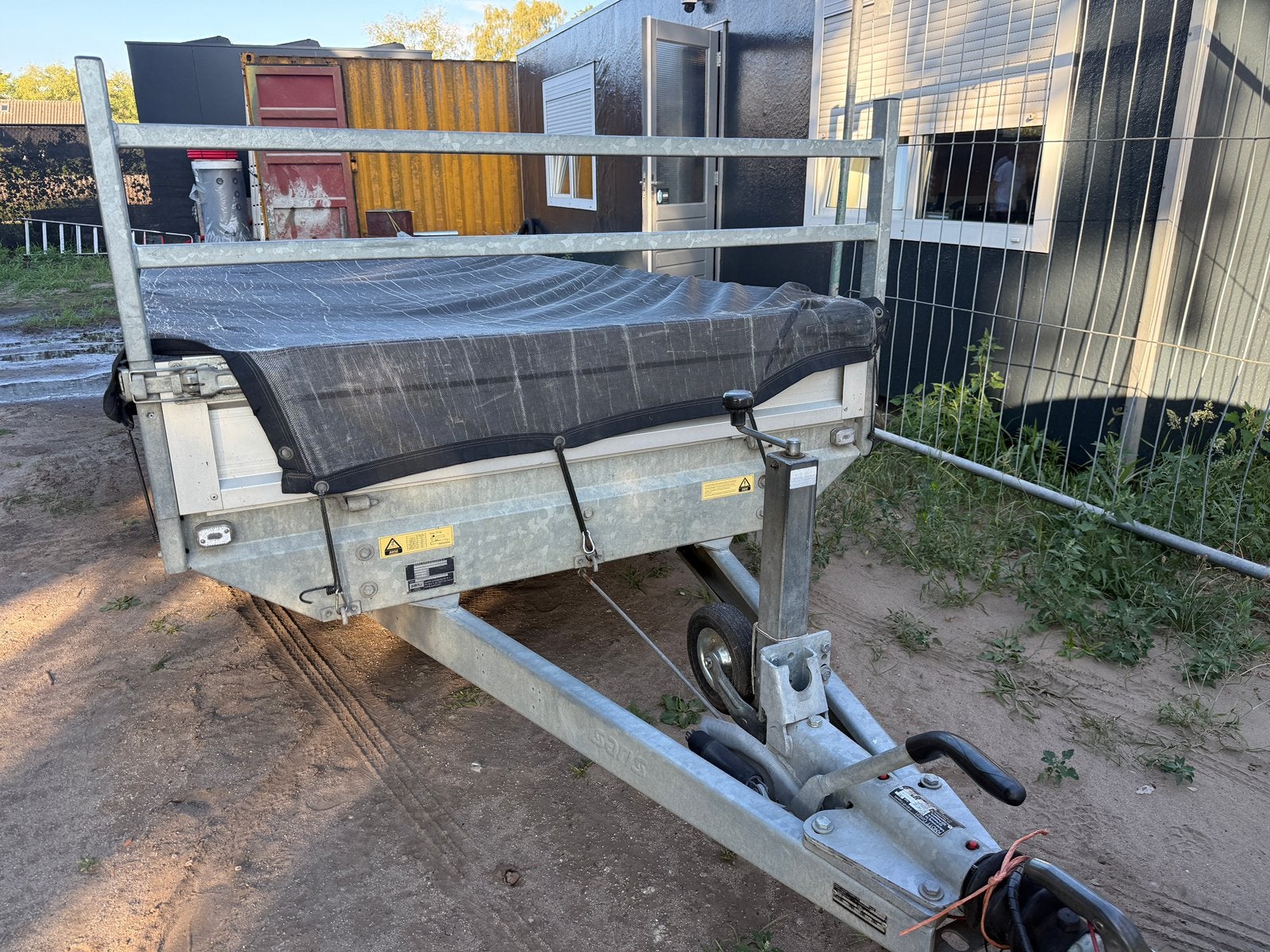 Saris dubbelasser aanhangwagen, Ophalen, Zo goed als nieuw
