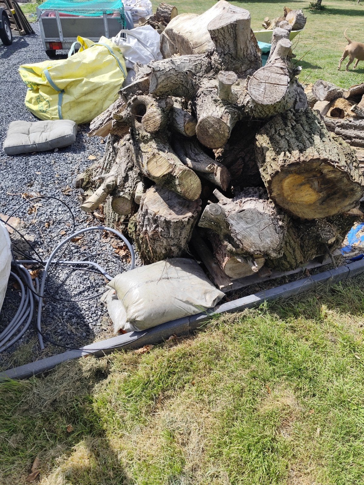 Haardhout kratje bier, Tuin en Terras, Haardhout, Ophalen