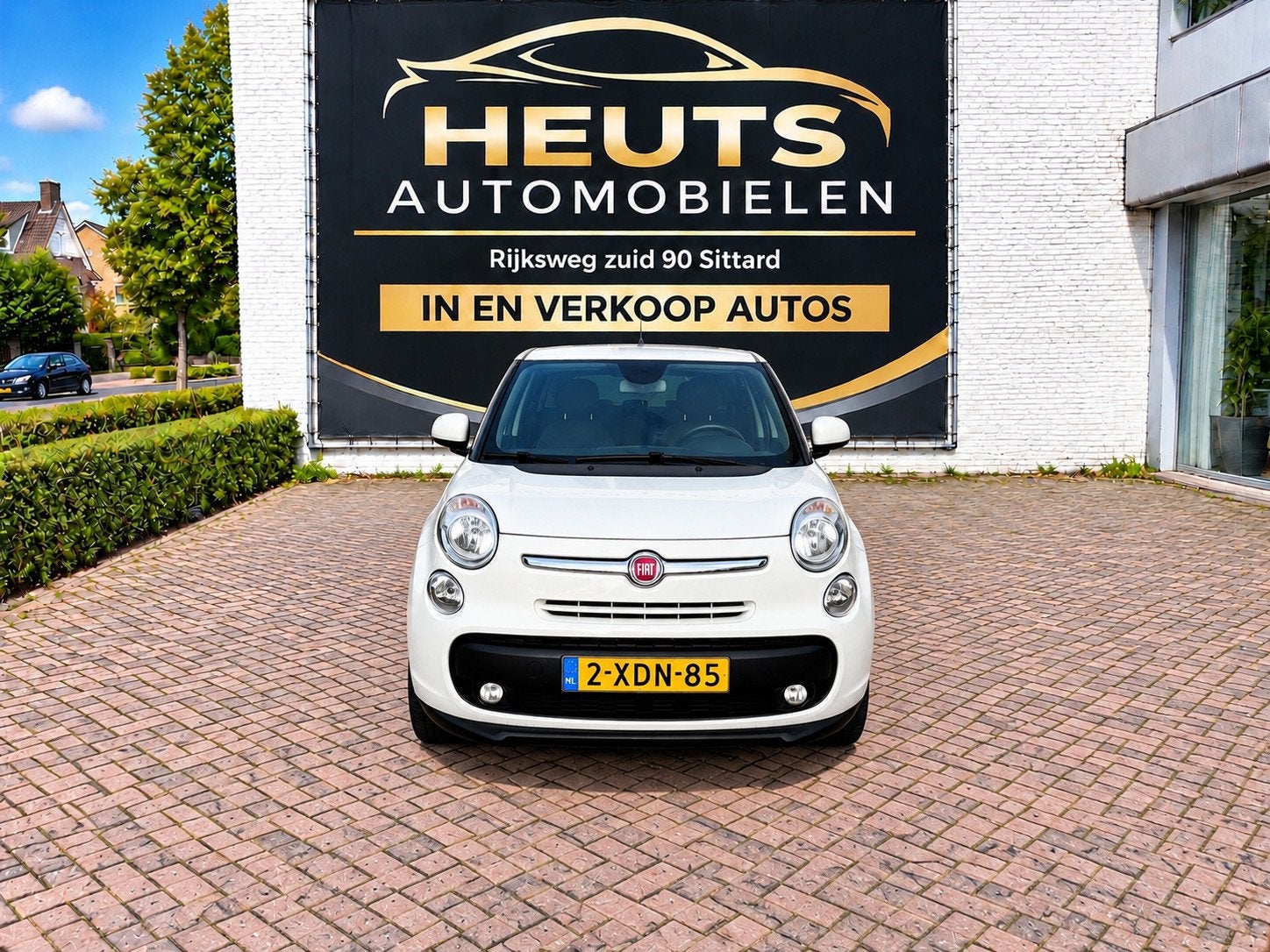 Fiat 500 L Living 0.9 TwinAir//Lounge 7-Persoons//Panodak, Dealer onderhouden, Gebruikt, 7 stoelen, Wit