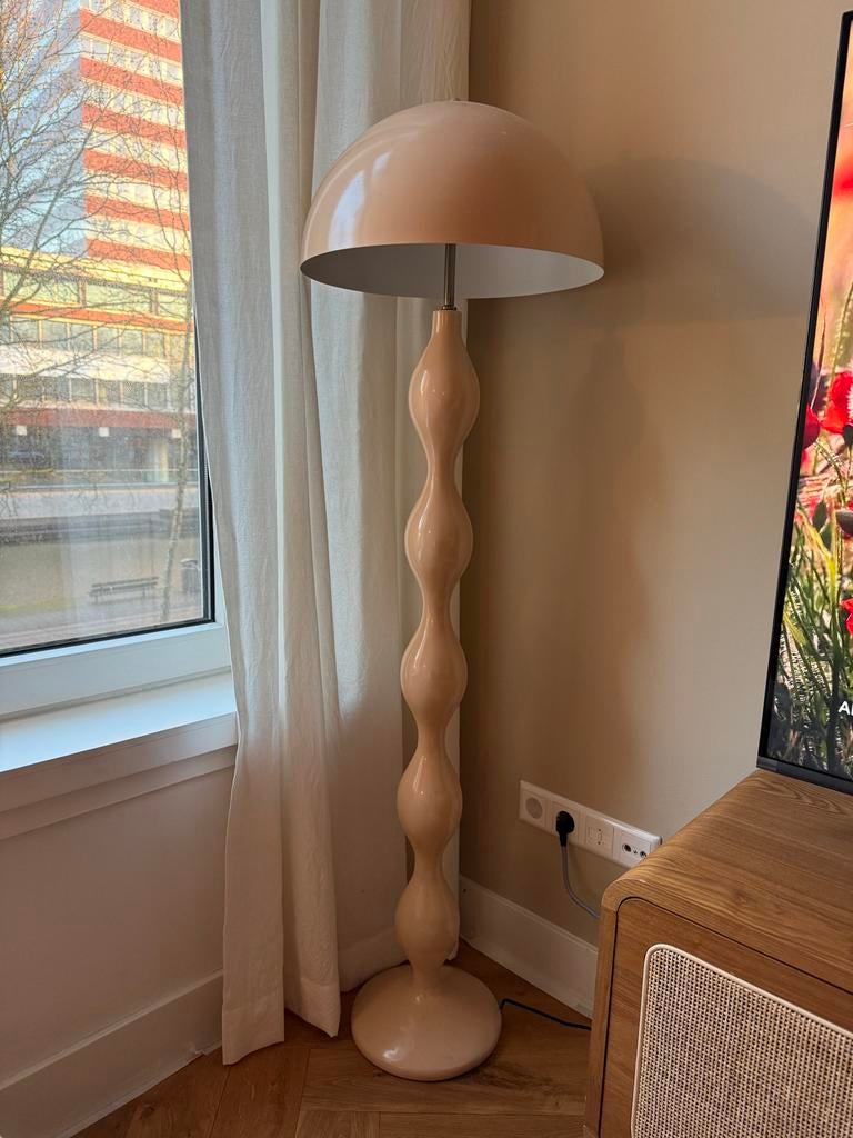 NV Gallery Lamp - Beige - Zeer Goede Staat, Ophalen, Zo goed als nieuw, Metaal, 150 tot 200 cm