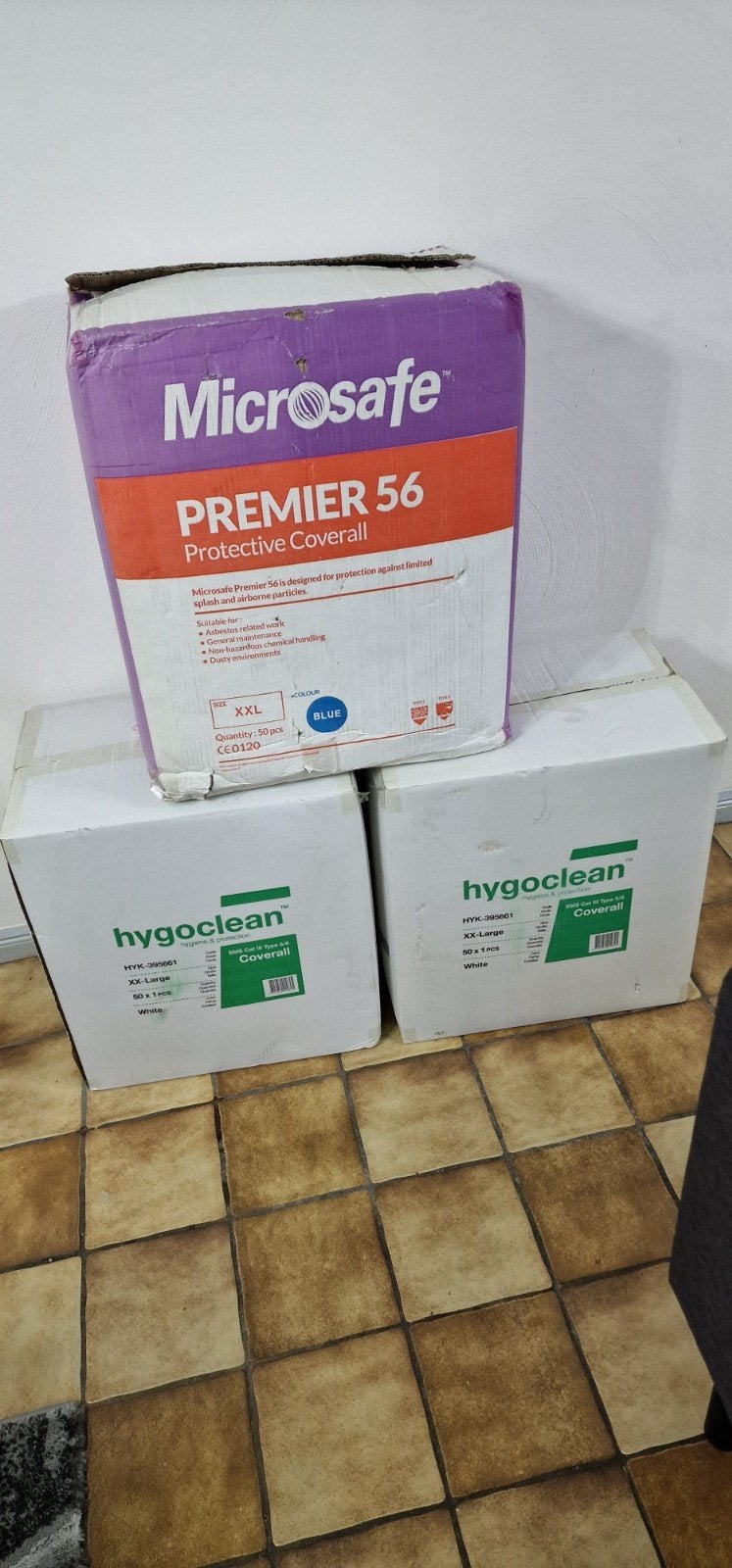 3 dozen wegwerp overal ( microsafe  ), Ophalen, Nieuw
