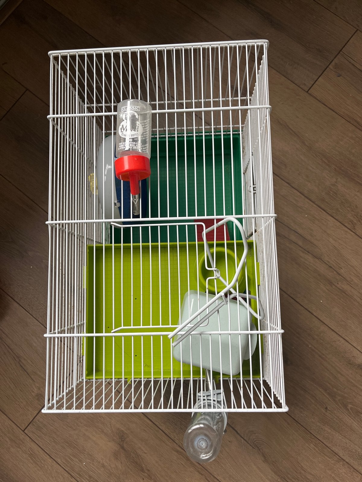 Hamsterkooi, Ophalen of Verzenden, Zo goed als nieuw, Loopwiel of Rad